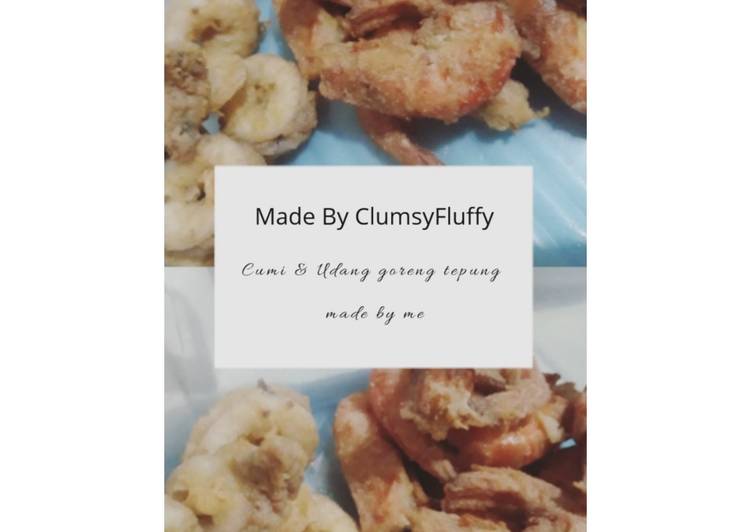 Bagaimana Menyiapkan Cumi &amp; Udang goreng tepung Anti Gagal