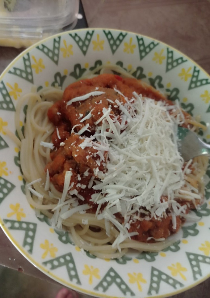 Una foto de Albóndigas 🧆 en salsa de tomate 🍅