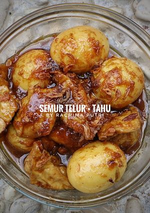 Foto resep Semur Telur Tahu