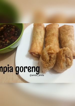 Foto resep Lumpia goreng isi ayam dan rebung bisa untuk jualan