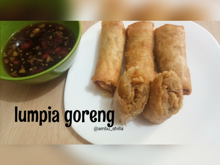 Resep Lumpia goreng isi ayam dan rebung bisa untuk jualan Ekonomis Untuk Jualan