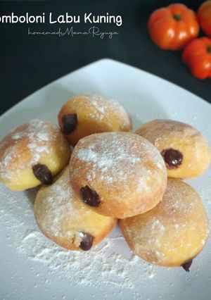 Foto resep 30.Bomboloni/Donat labu kuning