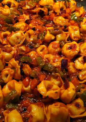 Una foto de Tortellini de verduras