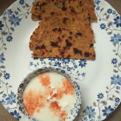 A picture of Kheera Paratha.