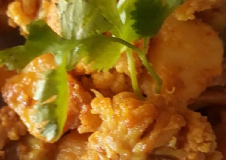 Potato cauliflower vegetable