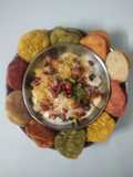 Holi Special Colourful Papdi Chaat