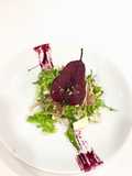 Rukola blue cheese salad