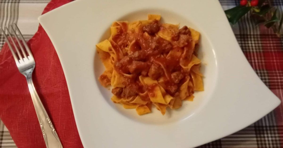Ricetta Pappardelle Con Il Sugo Di Cinghiale di Cucina, AMORE e ...