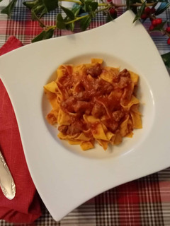 Foto di Pappardelle con il sugo di cinghiale