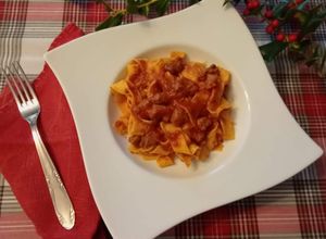 Foto di Pappardelle con il sugo di cinghiale