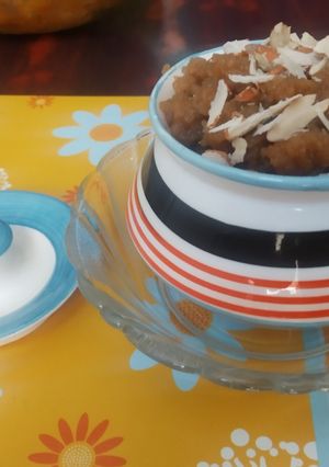 A picture of Aatey ka Halwa.