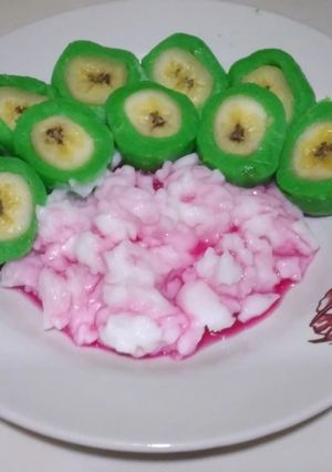 Foto resep Es Pisang Ijo Segar