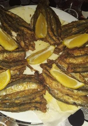 صورة لوصفة سردين مقلي على طريقة امي 🐟🐟🐟