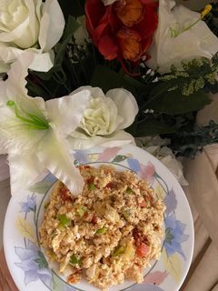 Hình của món Trứng xào cà chua.