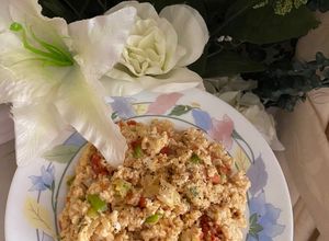 Hình của món Trứng xào cà chua.