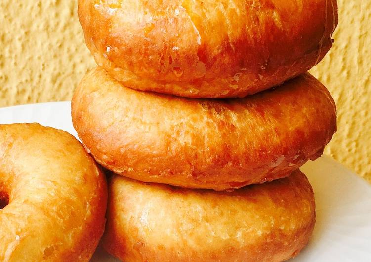Steps to Make Homemade Orange juice doughnuts