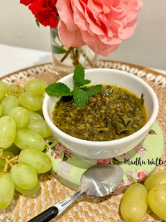 अंगूर की खट्टी मीठी चटनी (Grape sweet and sour chutney) रेसिपी मुख्य फोटो