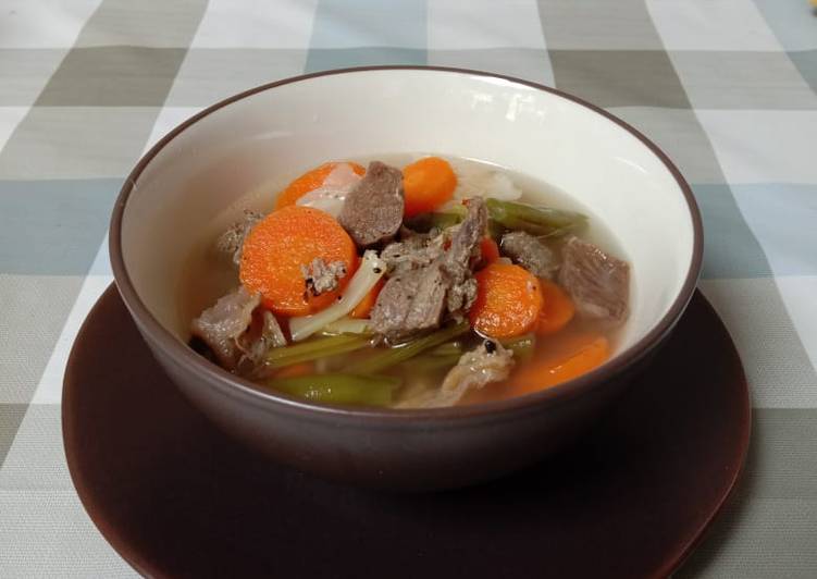 Resep Beef Soup (Sop Daging) Enak Banget