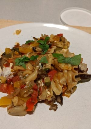 Una foto de Lasagna vegetariana (para una olla de cocción lenta)