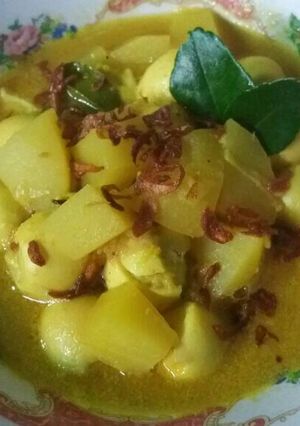 Foto resep Kentang Telur Puyuh Kare