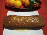 Chec cu portocale și glazură