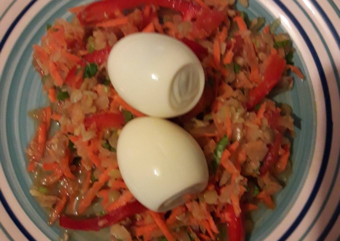 Ensalada de lentejas mixta