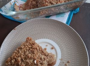 Una foto de Crumble de manzana 🍎 saludable