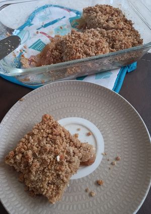 Una foto de Crumble de manzana 🍎 saludable