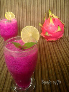Foto resep Jus buah naga