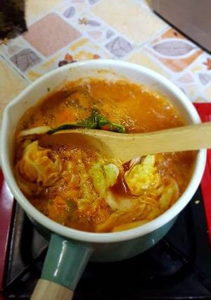 รูปของ แกงส้มกุ้งชะอมทอด