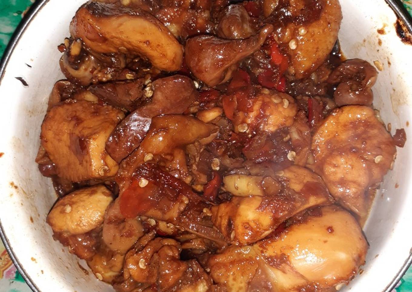 Rica kecap ayam dan empela ayam ala mama dyah