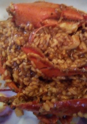 Una foto de Arroz con bogavante