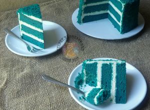 Gambar Blue Velvet Cake
