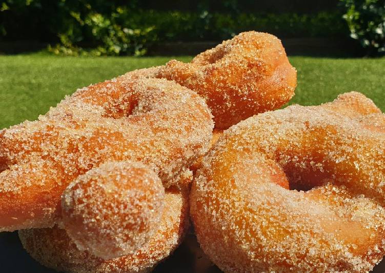 Zeppole con patate senza uova,senza latte