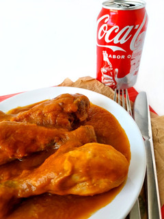 Una foto de Pollo en salsa de Cola-Cola