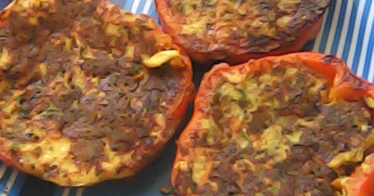 Morrones rellenos Receta de Mery - Cookpad
