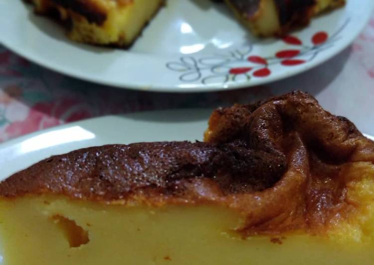 Recipe: Delicious Basque burnt cheese cake
