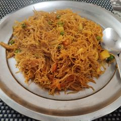 A picture of Vermicelli Upma with Mixed Vegetables.