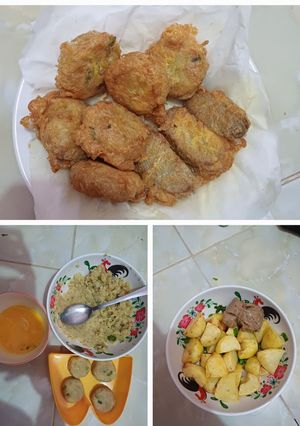 Foto resep Perkedel isi Daging / Perkedel Kentang Mashed Potato