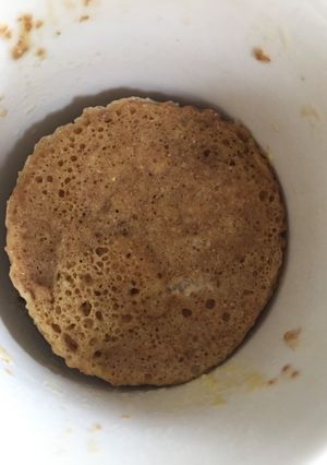 Una foto de Queque en taza integral