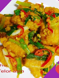 Foto resep Tahu telor asin