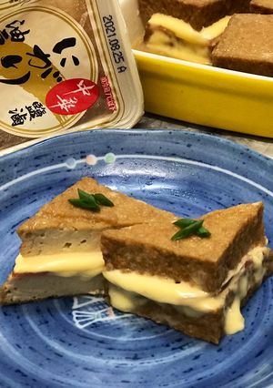 藍帶油豆腐~5分鐘料理 的食譜成品照片