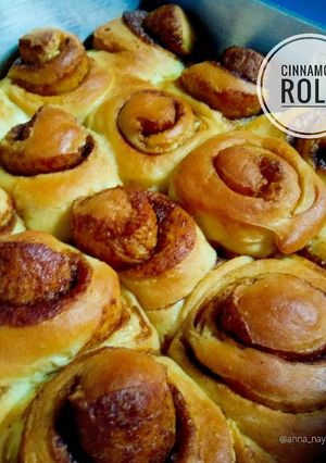 Foto resep Cinnamon roll with cream cheese frosting