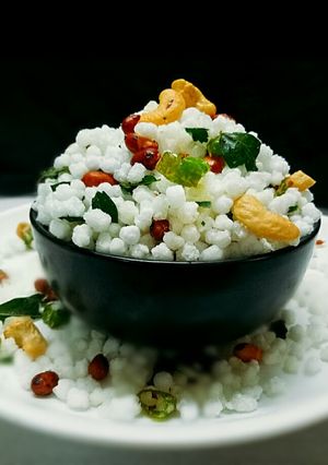 A picture of Sabudana chivda /sago chivda.