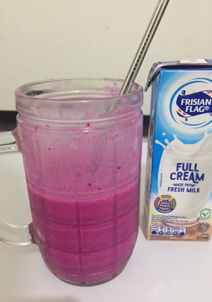 Foto resep 86 - Smoothies buah naga (snack mpasi)