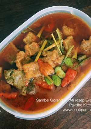 Foto resep Sambal Goreng Hati resep Eyang ala Pakdhe Kitchen