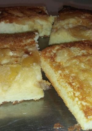Una foto de Torta de manzana invertida