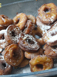 Una foto de Buñuelos de manzana