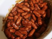 A picture of maple syrup sausage