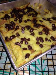 Foto resep Pudding roti tawar Panggang